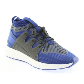 Befado barnskor upp till 23 cm 516Y029 blå grå 2