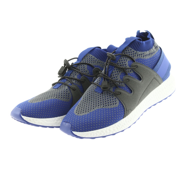 Befado barnskor 516Y029 blå grå 3