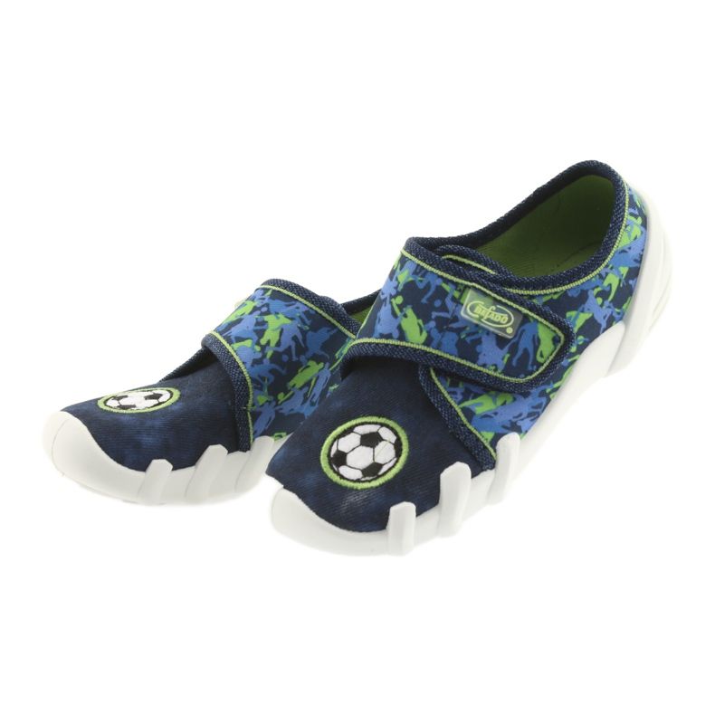 Befado barnskor 273X258 Soft-B blå grön marinblå 3