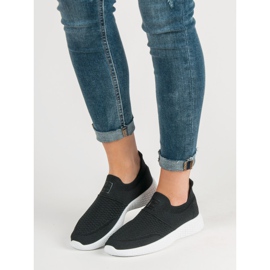 Weide Trendiga textilskor svart 1