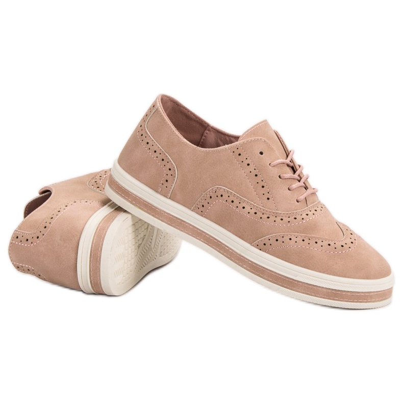 SHELOVET Pulverbrogues rosa 1
