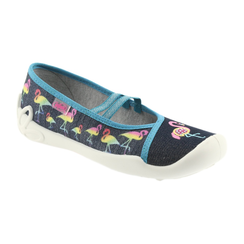 Befado barnskor 116Y251 blå rosa marinblå 2