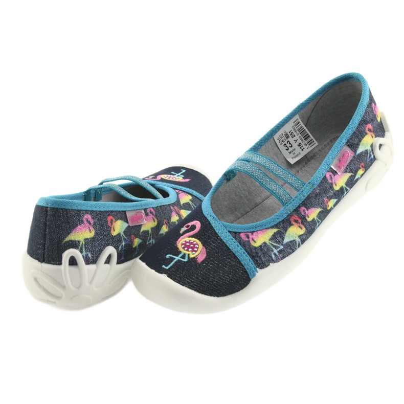 Befado barnskor 116Y251 blå grå marinblå 4