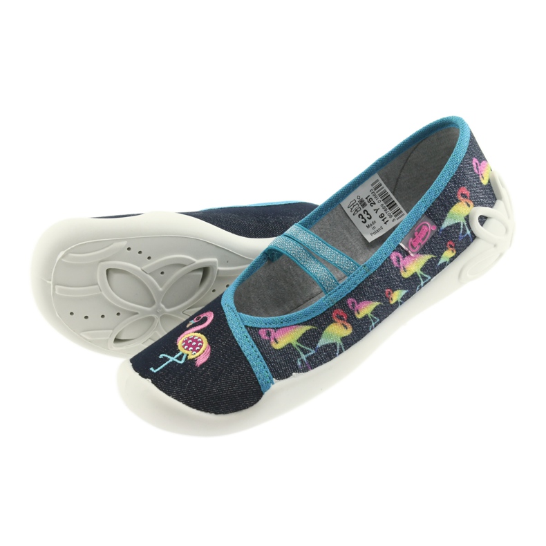 Befado barnskor 116Y251 blå grå marinblå 5