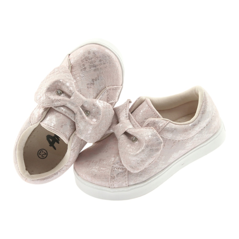 American Club sneakers ES23 rosett rosa grå 5
