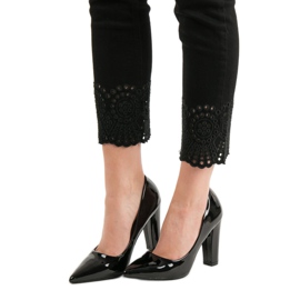 SHELOVET Lackerade pumpar svart 1