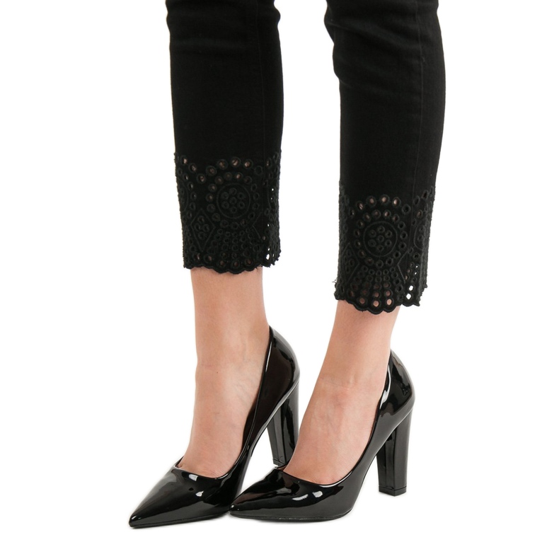 SHELOVET Lackerade pumpar svart 1