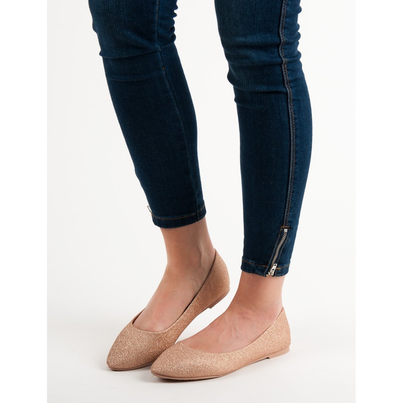 Seastar Glitter ballerinor gyllene 2