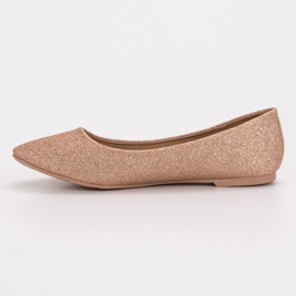 Seastar Glitter ballerinor gyllene 1