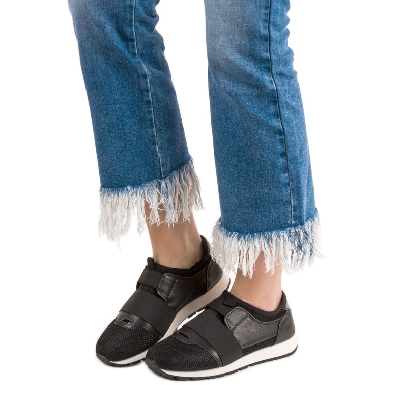 Sergio Todzi Slip-on skor med elastiskt band svart 2