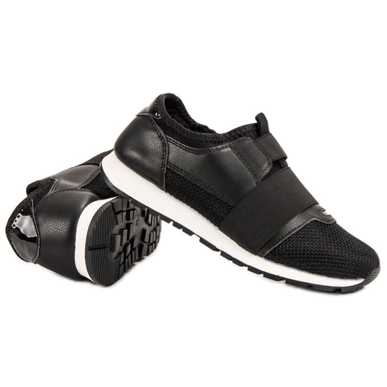 Sergio Todzi Slip-on skor med elastiskt band svart 1