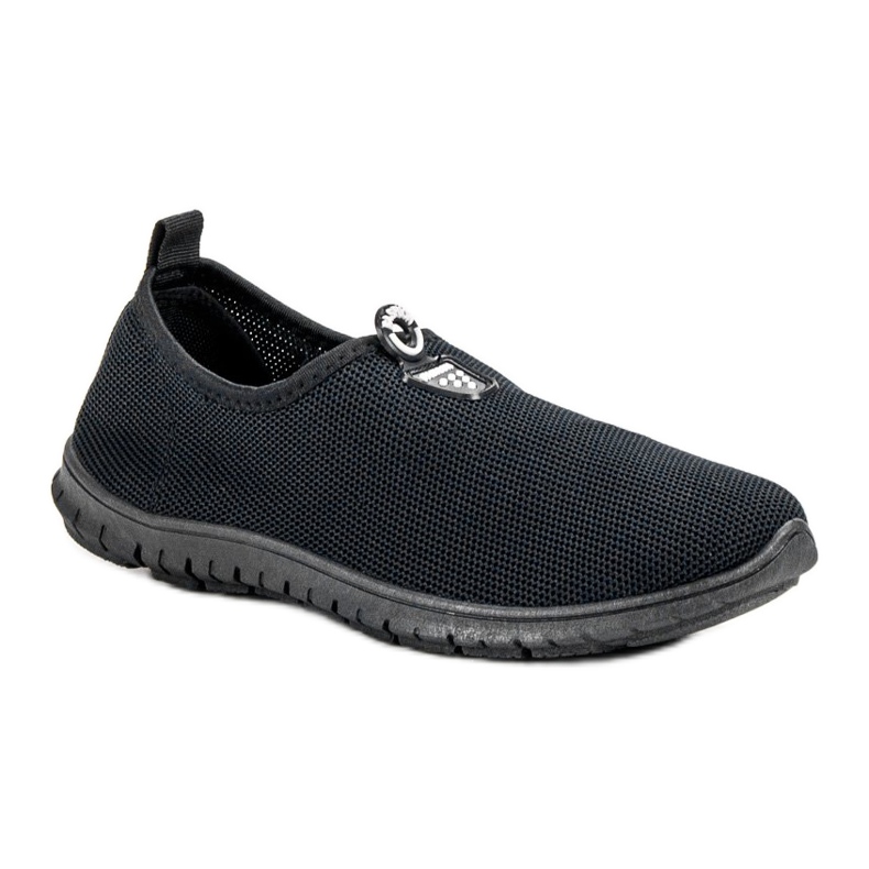 SHELOVET Svarta slip-on sneakers 1
