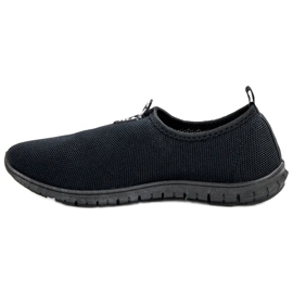 SHELOVET Svarta slip-on sneakers 2