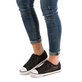 SHELOVET Snörskor svart 1