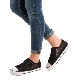 SHELOVET Snörskor svart 2