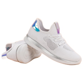 SHELOVET Textil sportskor vit 1
