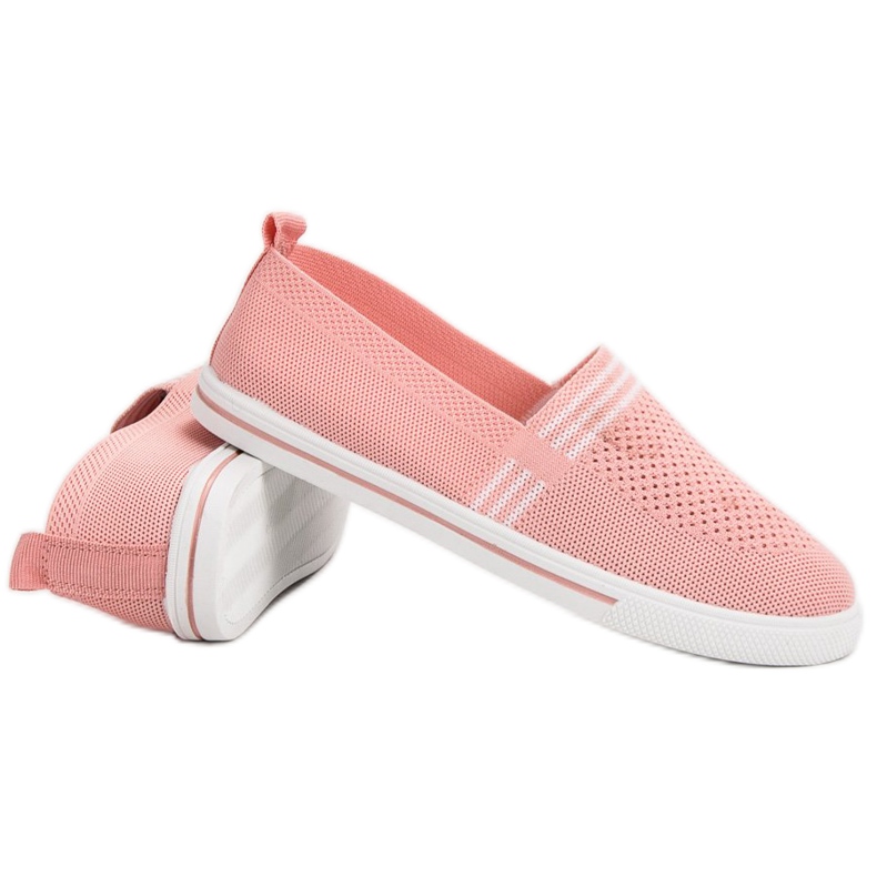 SHELOVET Textil sneakers rosa 1