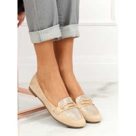 Dam beige loafers VS-662 Khaki 1