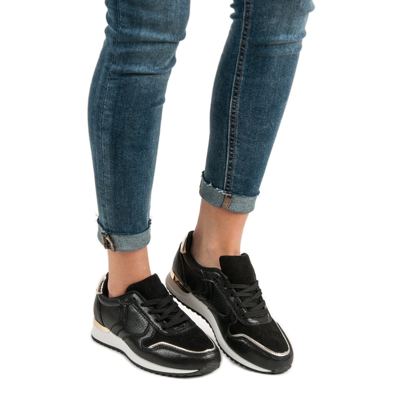 SHELOVET Casual sportskor svart 1