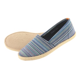 McKey 821 Espadrilles brun blå grön marinblå 5