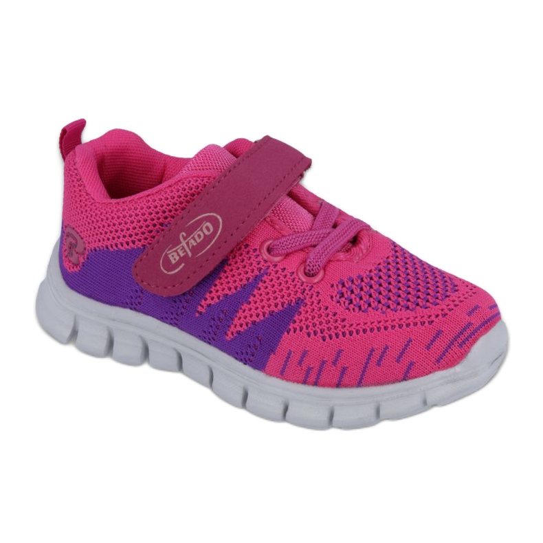 Befado barnskor upp till 23 cm 516Y023 purpur rosa 1