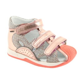 Bartek 81021 sandaler roséguld orange grå rosa 1