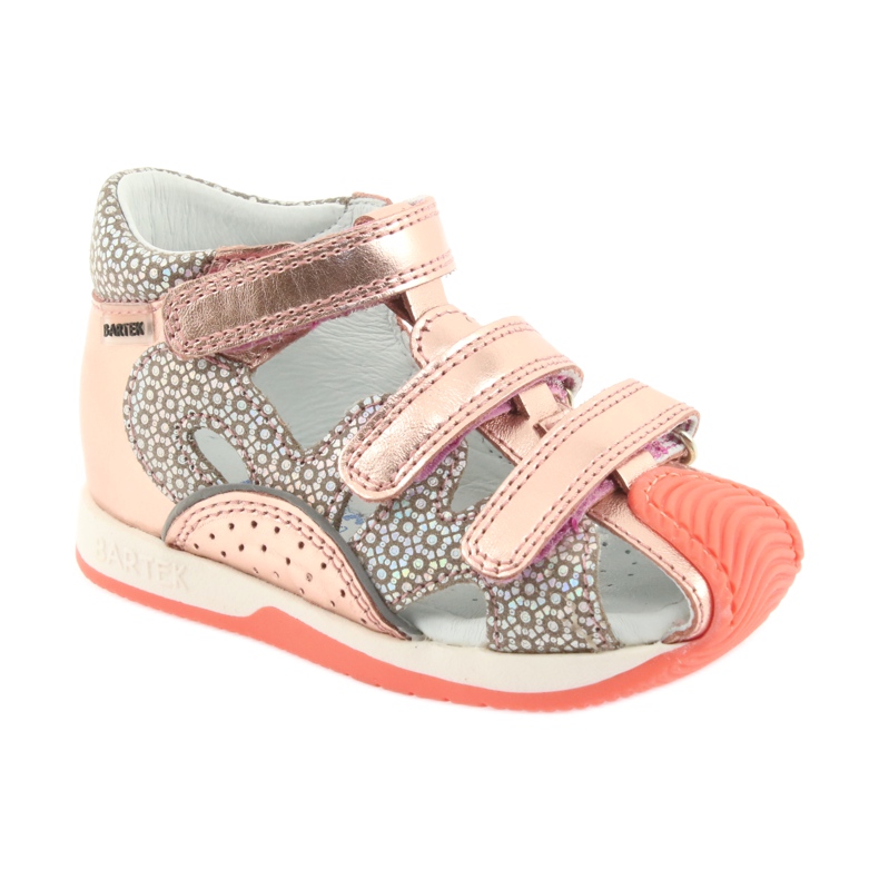 Bartek 81021 sandaler roséguld orange grå rosa 1