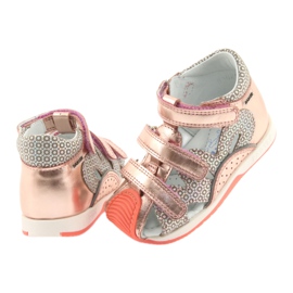 Bartek 81021 sandaler roséguld orange grå rosa 4