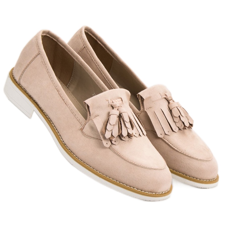 Beige VICES loafers 1