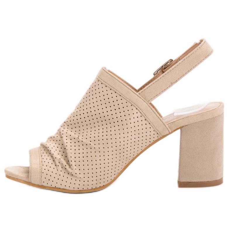 Sixth Sense Openwork sandaler på en bar brun 2