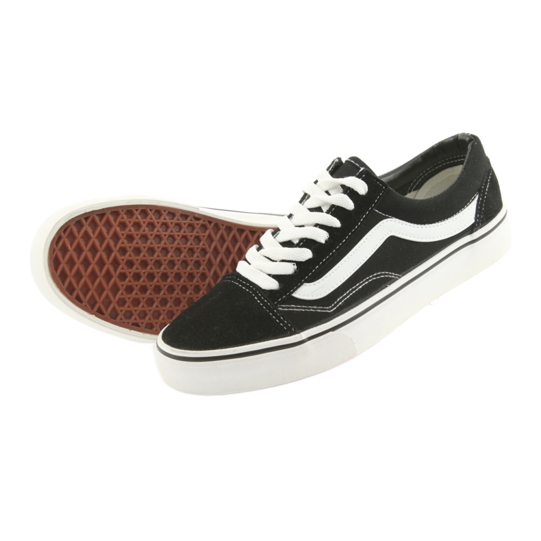 Old Skool Vans svart vit 5