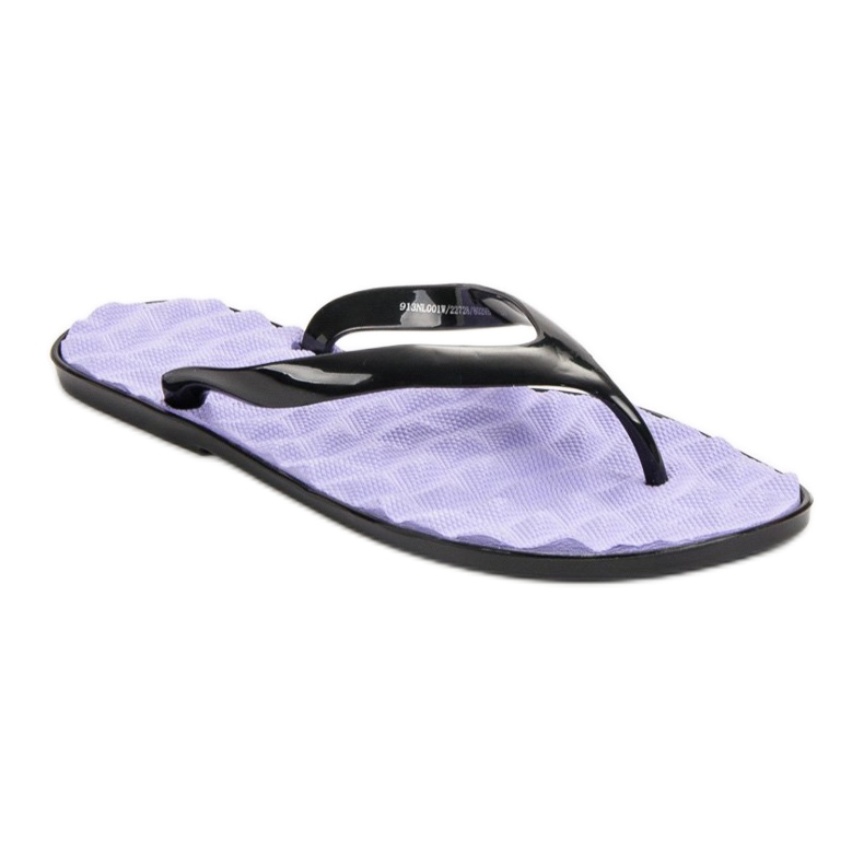 SHELOVET Gummi flip-flops purpur 1