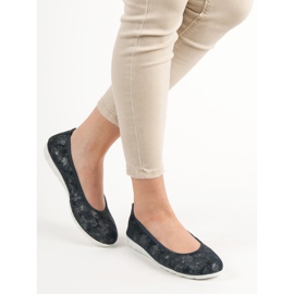 Filippo Läderballerinor blå 2