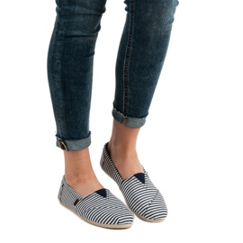 SHELOVET Slip On Light Sneakers vit blå 1