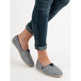 SHELOVET Slip On Light Sneakers vit blå 2