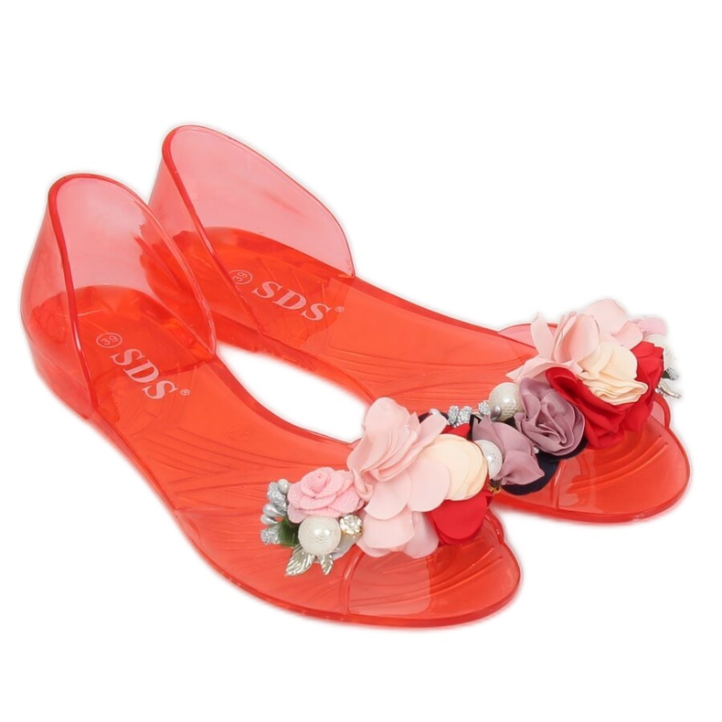 Meliski röd ballerinas 7620-PL Röd 1