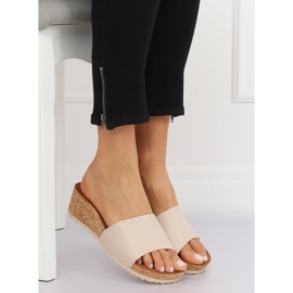 Beige korkklackar 3527-12 Beige 1