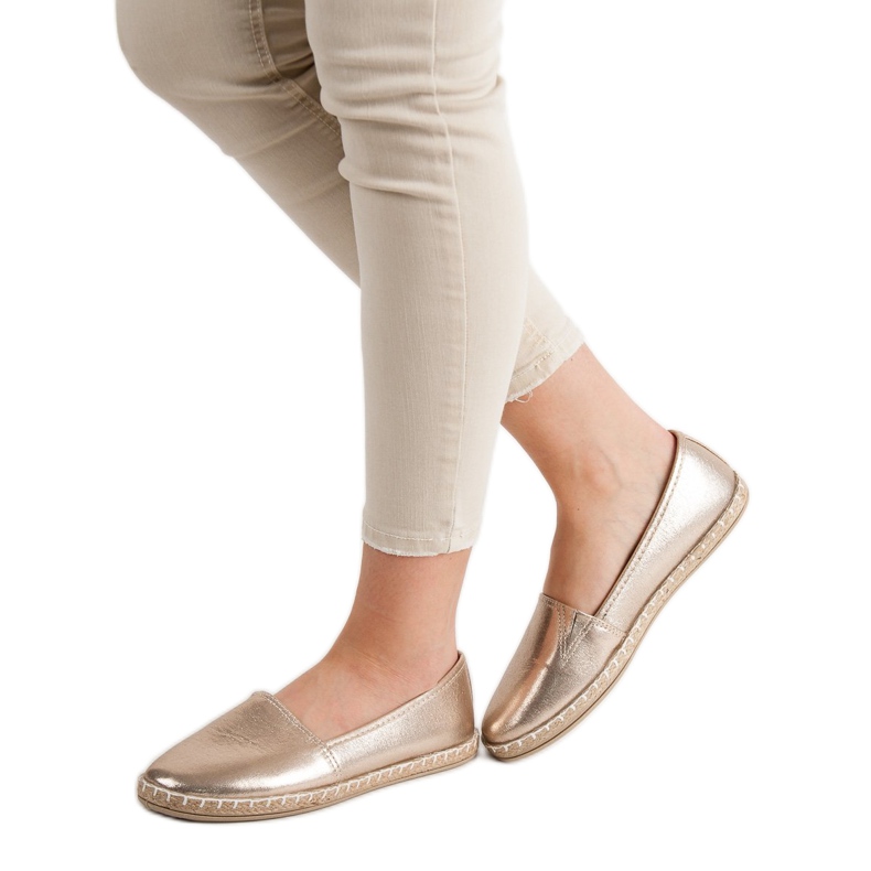 New Tlck Golden Espadrilles gyllene 2