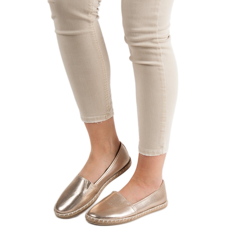 New Tlck Golden Espadrilles gyllene 1