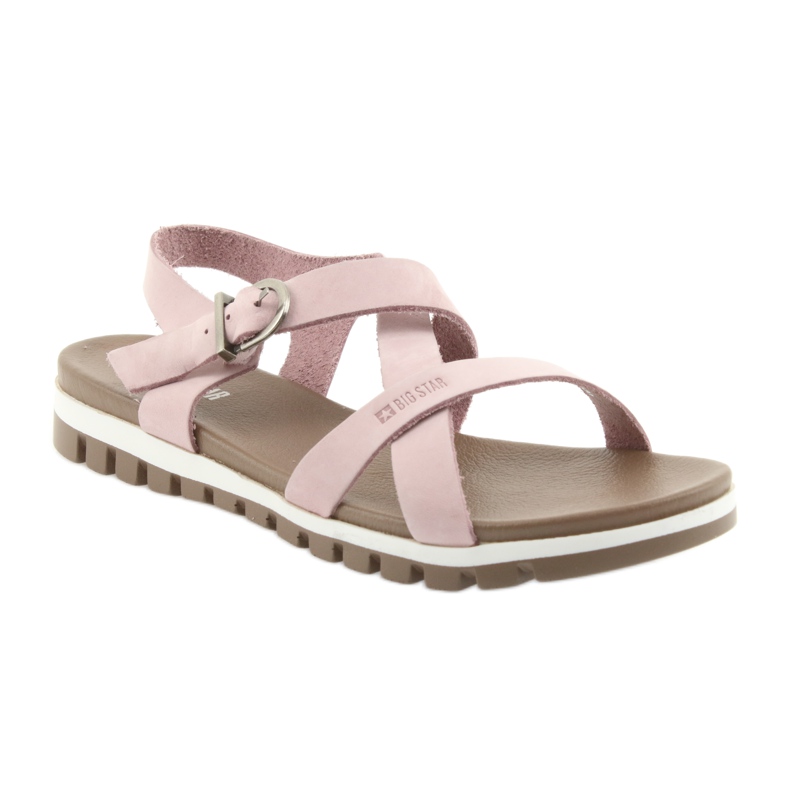 Sandaler för kvinnor Big Star 274971 rosa 1