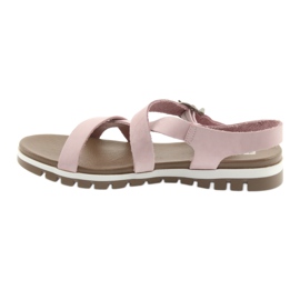Sandaler för kvinnor Big Star 274971 rosa 2