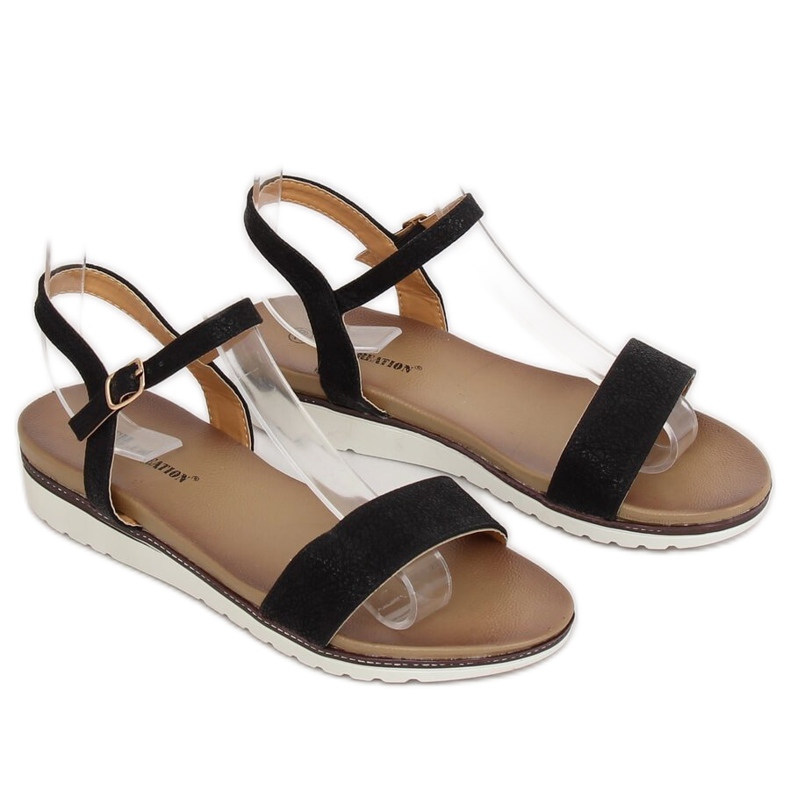 Svarta damsandaler S18-33 Svart 2