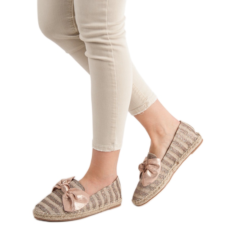 Espadrilles Med Glitter VICES rosa 2