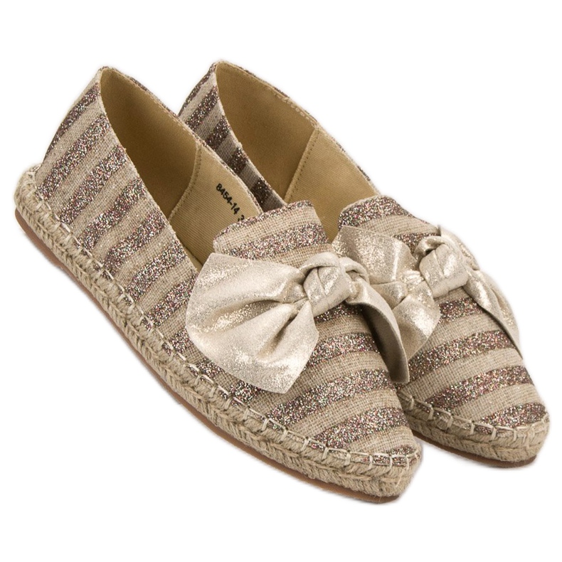 Espadrilles Med Glitter VICES brun 1
