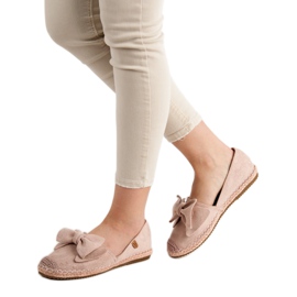 Espadrilles med rosett VICES rosa 1