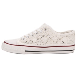 Renda Snörskor vit 2