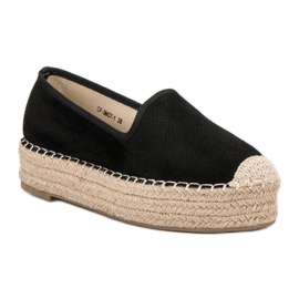 Best Shoes Lordsy på plattformen svart 1