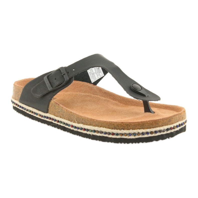 Damprofilerade tofflor Big Star 274132 svart 1