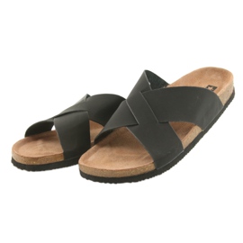 Herrprofilerade Big Star 174603 svarta tofflor 3