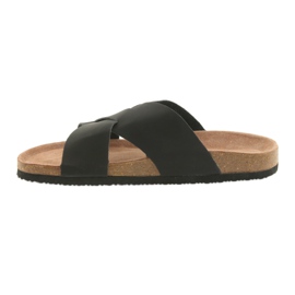 Herrprofilerade Big Star 174603 svarta tofflor 2